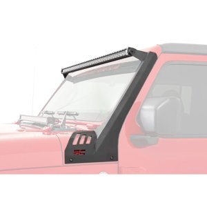 LED light bar 50 " white DRL with windshield light mount bracket Rough Country Black Series