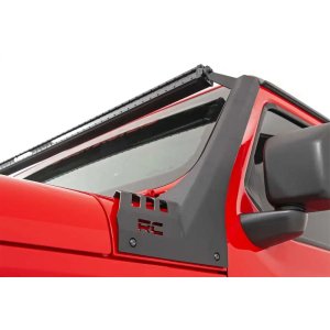 LED light bar 50 " white DRL with windshield light mount bracket Rough Country Black Series