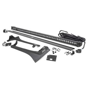 LED light bar 50 " white DRL with windshield light mount bracket Rough Country Black Series