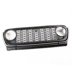 Grille with LED lights and camera hole OFD