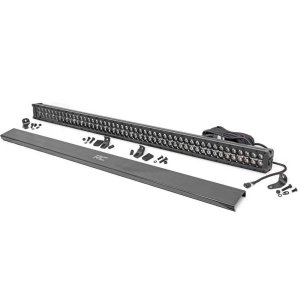 LED light bar 50" dual row amber DRL spot/flood Rough Country Black Series