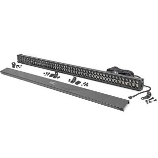 LED light bar 50" dual row amber DRL spot/flood Rough Country Black Series