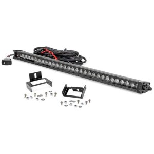 LED light bar 30" white DRL for grille Rough Country Black Series
