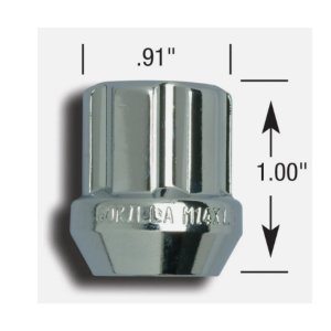 Open end lug nuts set chrome M14x1,5 Gorilla