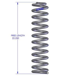 Front coil springs Clayton Lift 5,5"