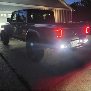 Rear bumper LED reverse lights Oracle