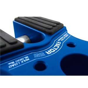 Flatlink with titanium pin & rubber guard blue Factor 55