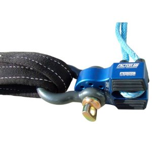 Flatlink with titanium pin & rubber guard blue Factor 55
