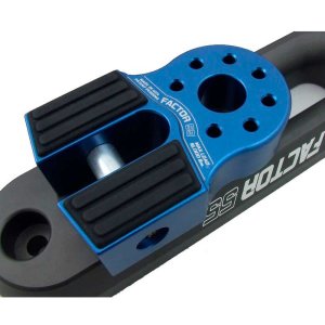 Flatlink with titanium pin & rubber guard blue Factor 55