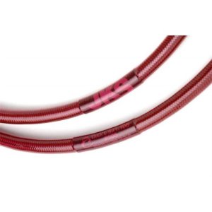 Front extended brake line kit 22" JKS