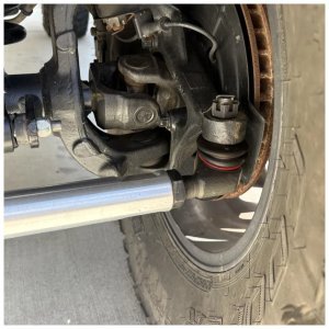 Heavy-duty 1-Ton aluminium steering flip kit Barnes 4WD Lift 2,5-6"